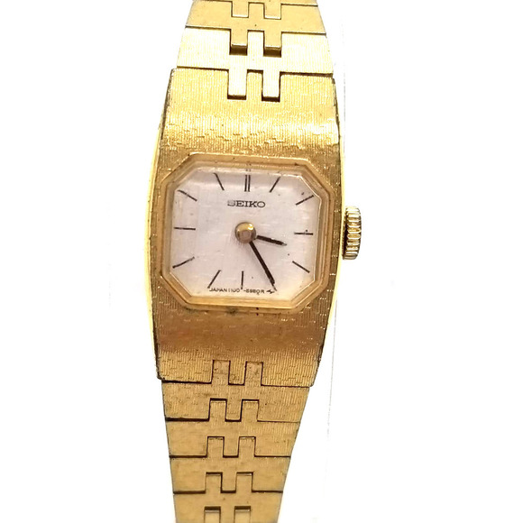 Seiko Gold 1100-5530 women\'s Vintage watch main image 4